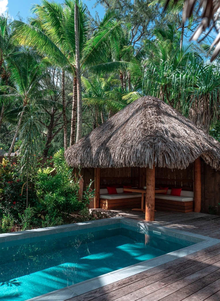 garden villa with pool